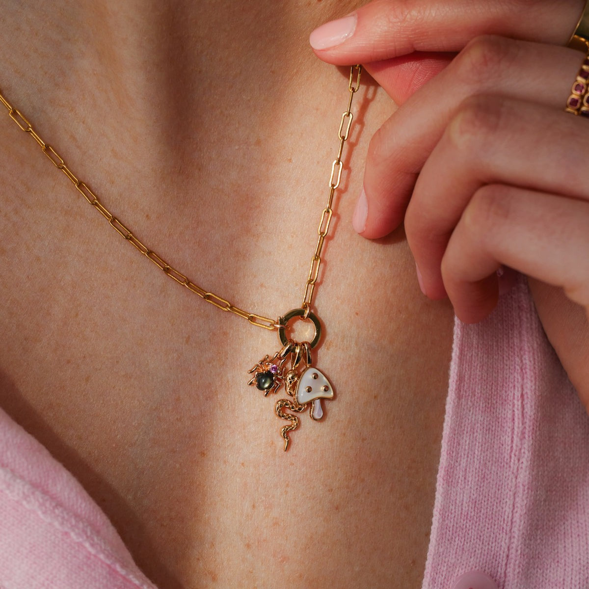 Classy Series Food Parts Love Colorful Pendants