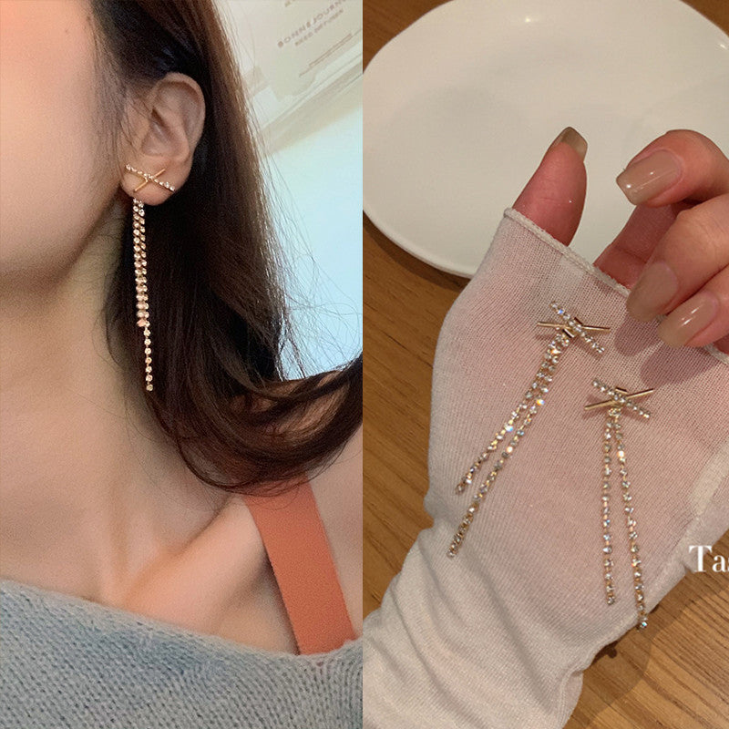 Women's Elegant Trendy Long Tassel Vintage Earrings