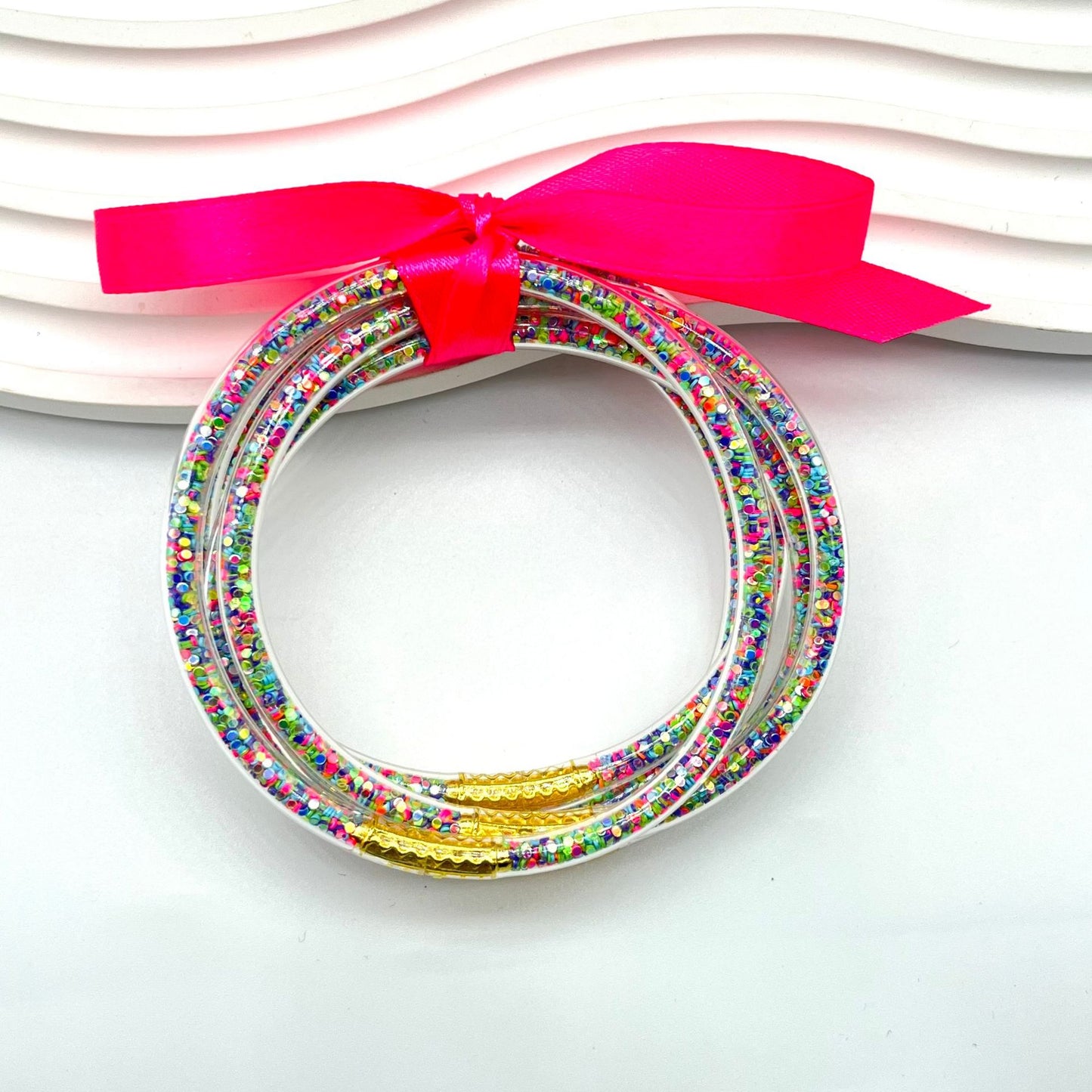 Glamorous Fashion Silicone Bright Simple Couple Bracelets