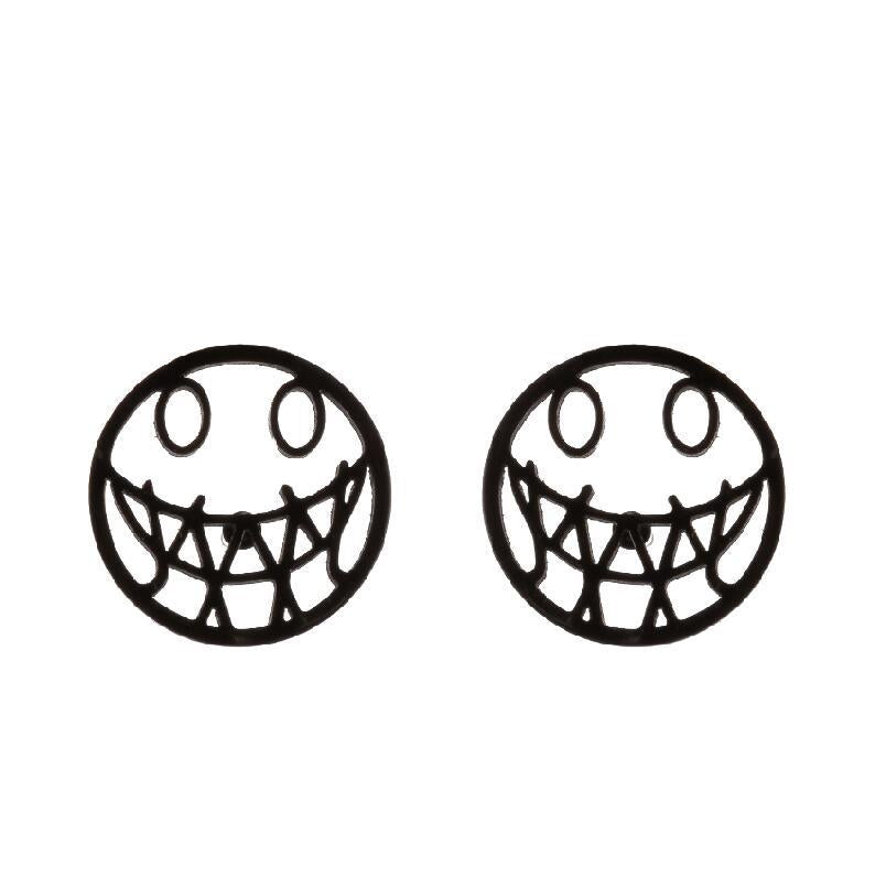 Smiley Face One Week Combination Halloween Earrings