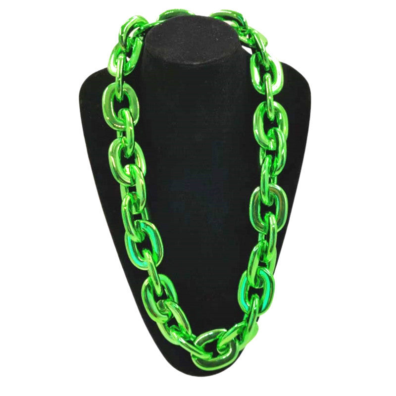 Chain Team Tag Props Acrylic Nightclub Performance Necklaces