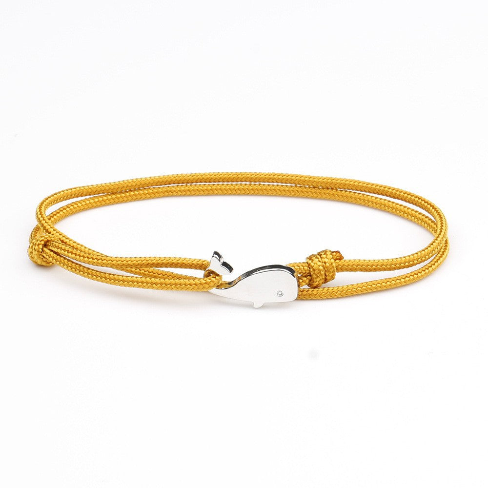 Women's Fashion Style Cute Dancing Whale Dolphin Boat Anchor Bracelets