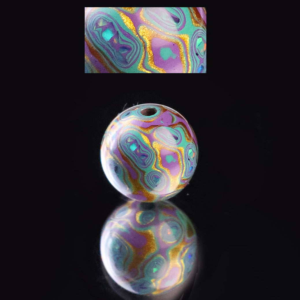 Paint Beads Opal Loose Wooden Beaded Rosewood Embryo Single Bracelets
