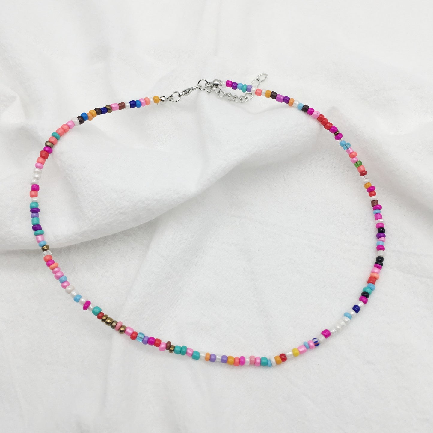 Beautiful Women's Bead Multicolor Vacation Beach Necklace