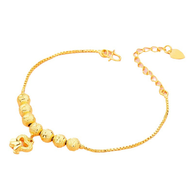 Placer Gold Lucky Bag Key Transfer Bracelets