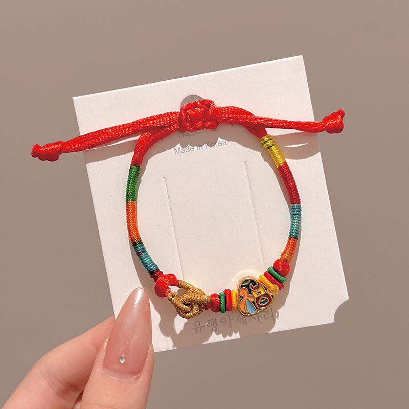Boat Festival Carrying Strap Colorful Rope Wind Hand-woven Bracelet