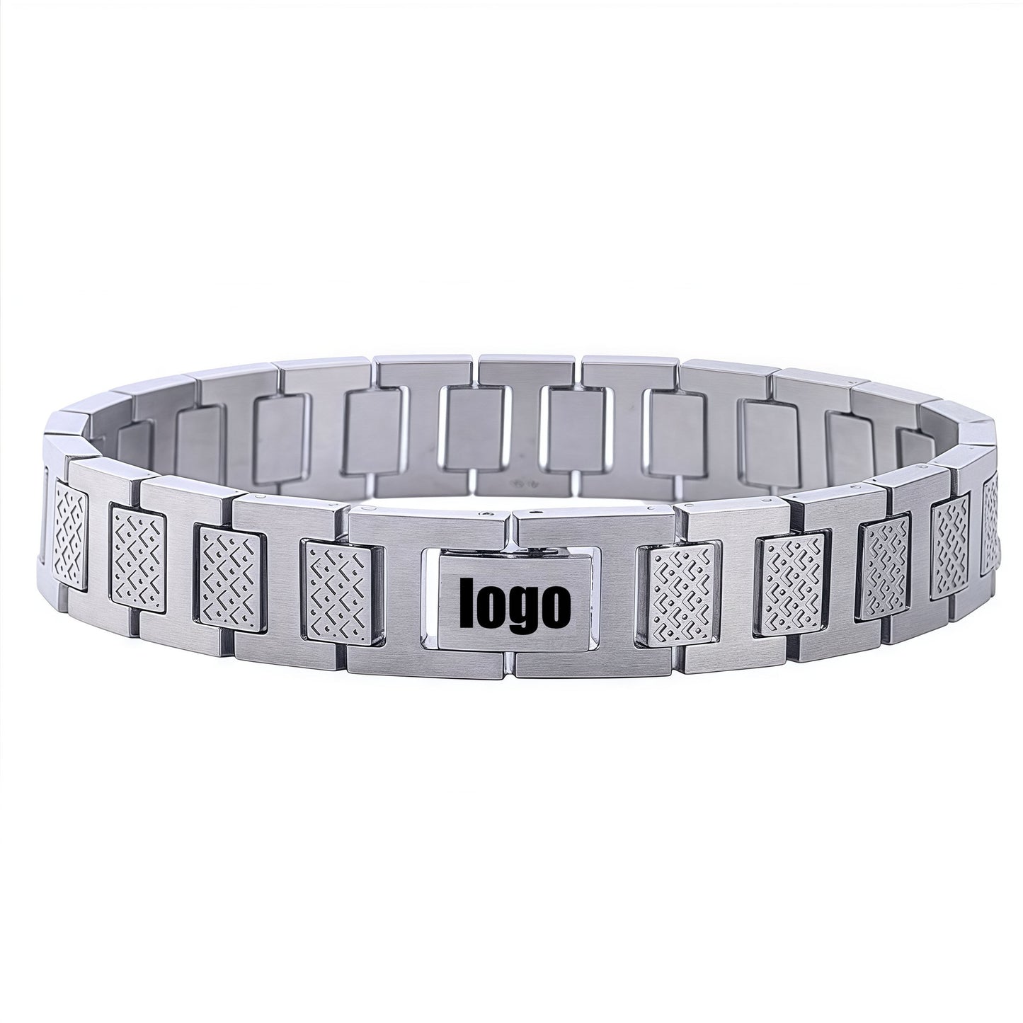 Women's & Men's Box Stainless Steel Crocodile Adjustable Strap Bracelets