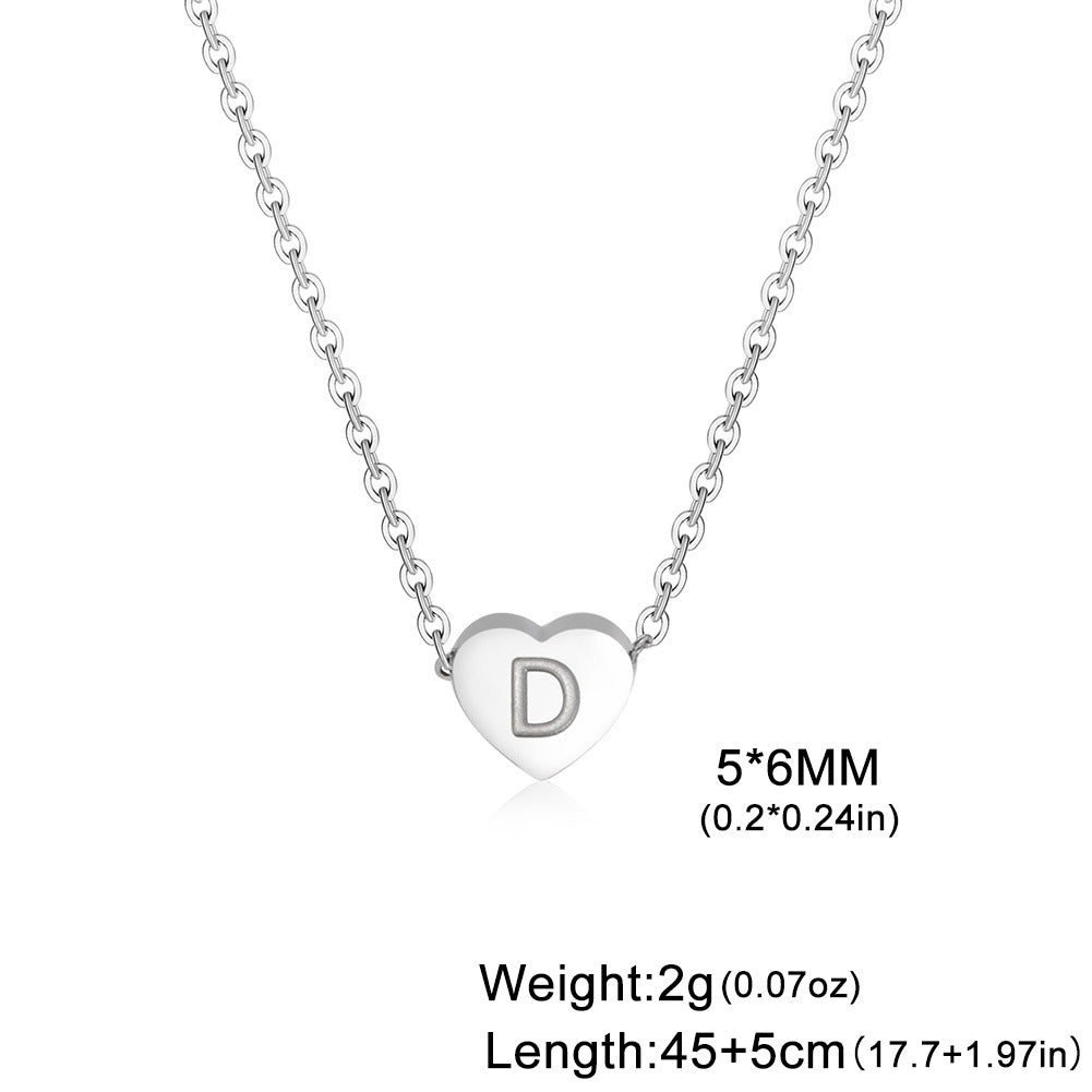 And Exquisite Titanium Steel Cut Heart Necklaces