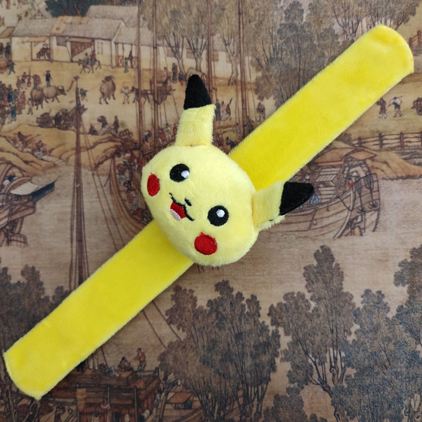 Children's Plush Cartoon Pop Cute Couple Female Slap Bracelet
