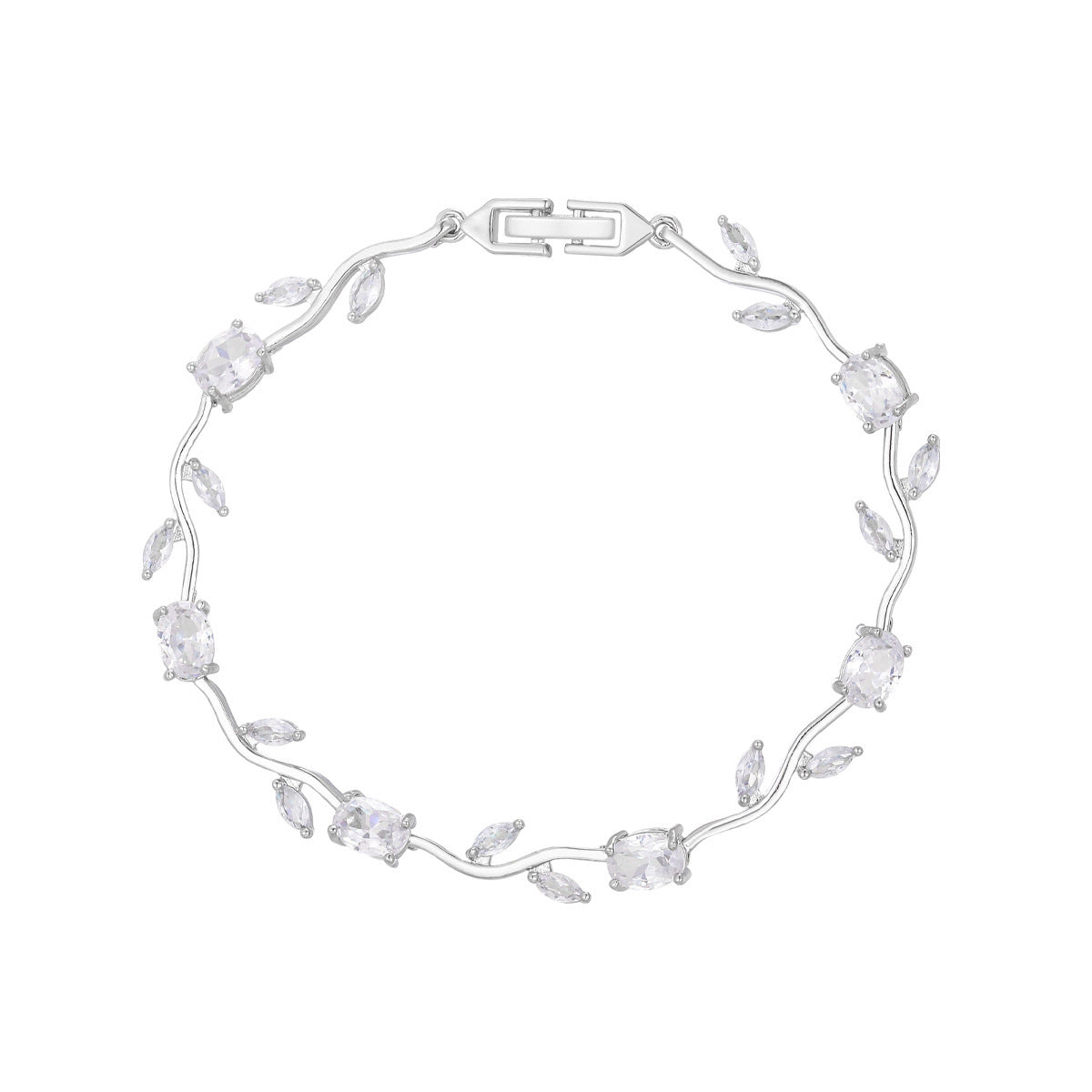Luxury Style Quality Light Full Diamond Bracelet