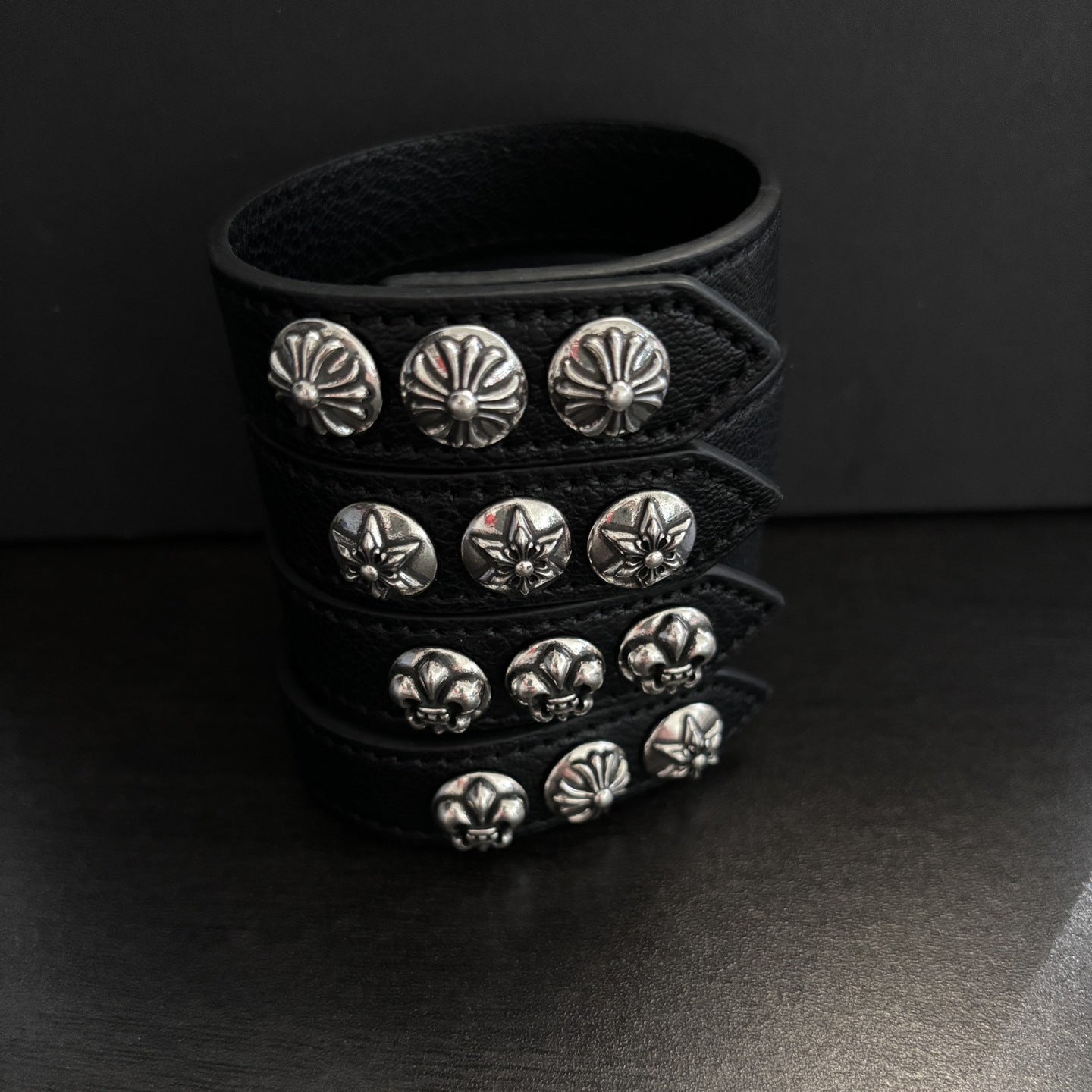 Cruciate Flower Boat Anchor Six-pointed Star Personality Bracelet