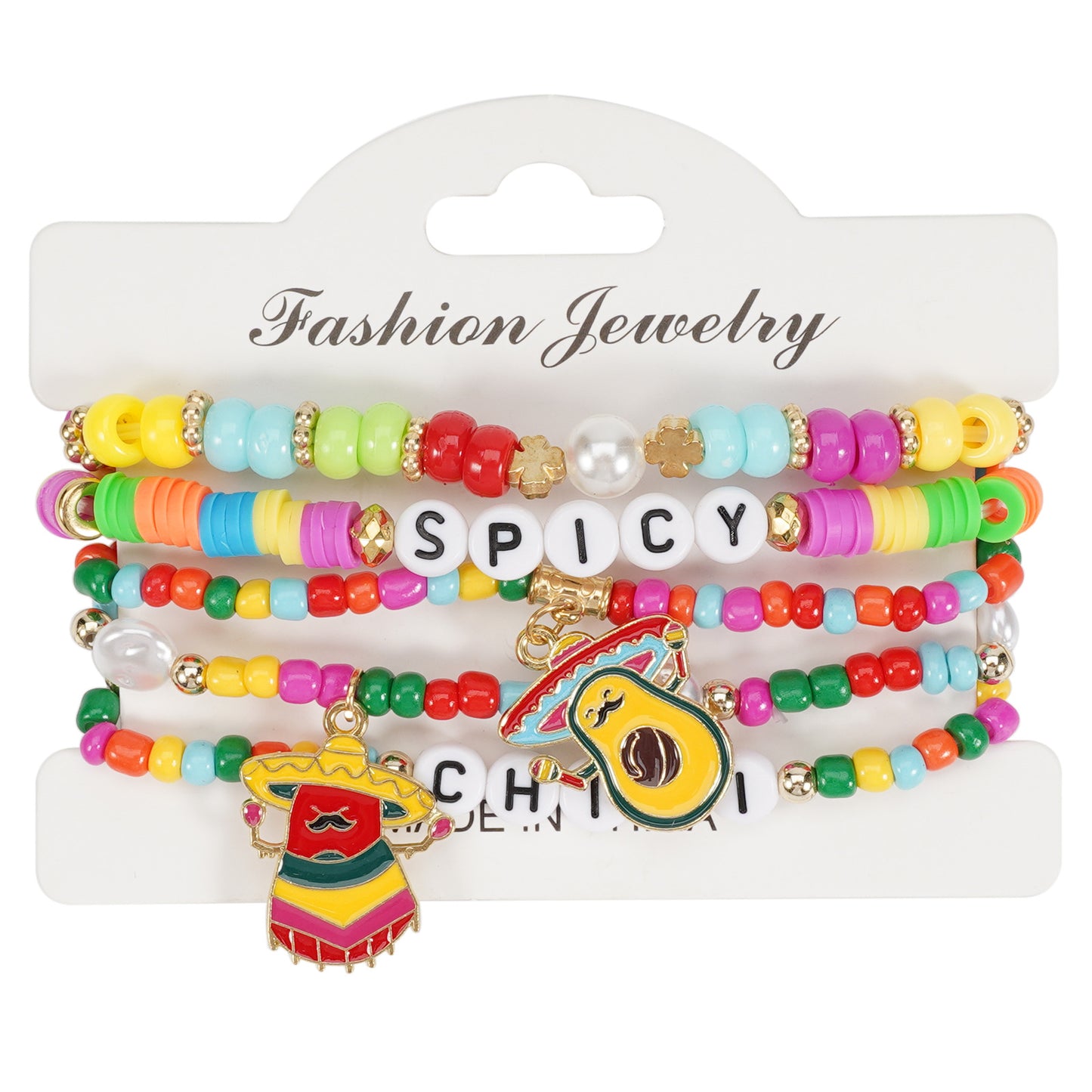 Mexican Pepper Festival Carnival Party Bohemian Bracelet