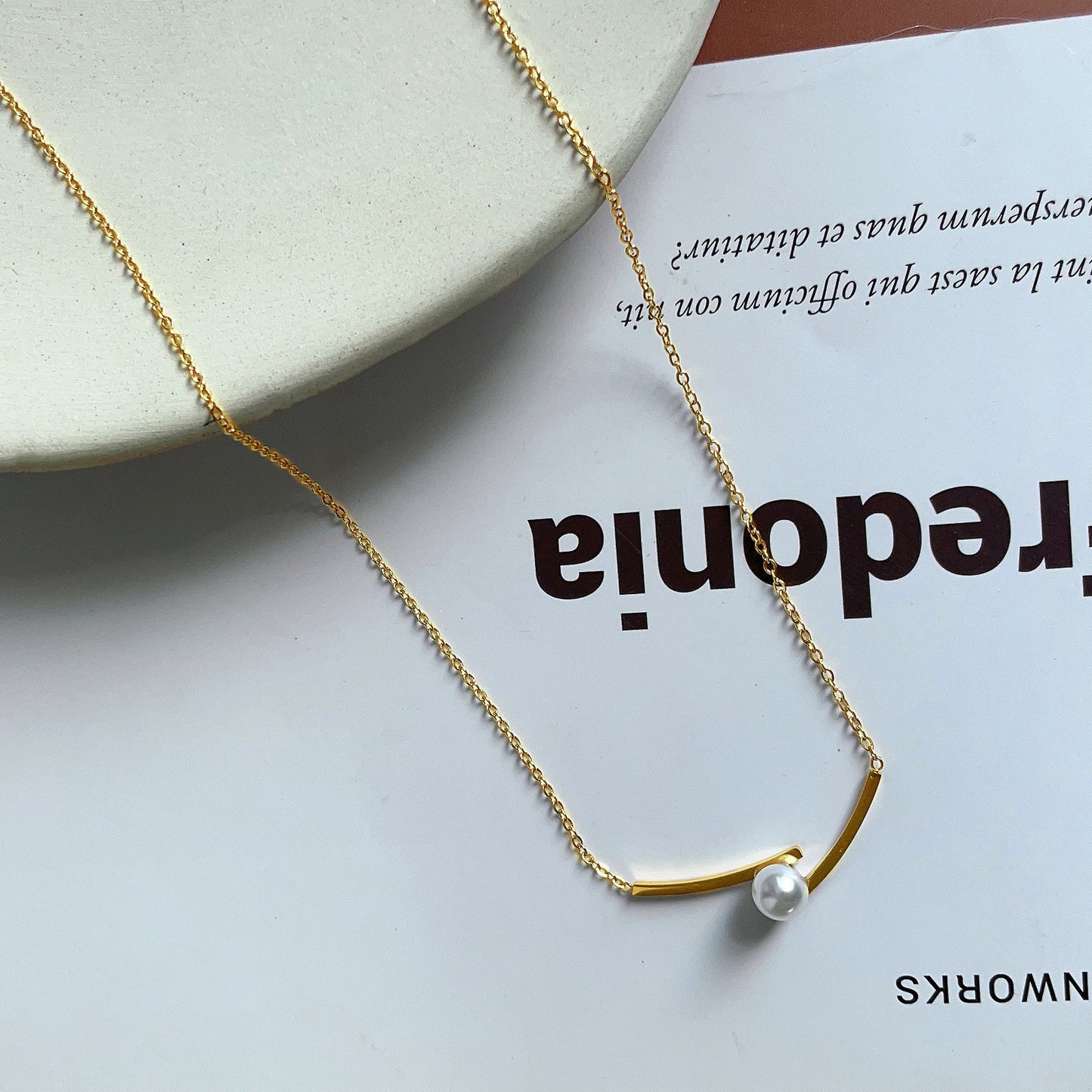 Women's Clavicle Chain Light Luxury Minority Titanium Necklaces