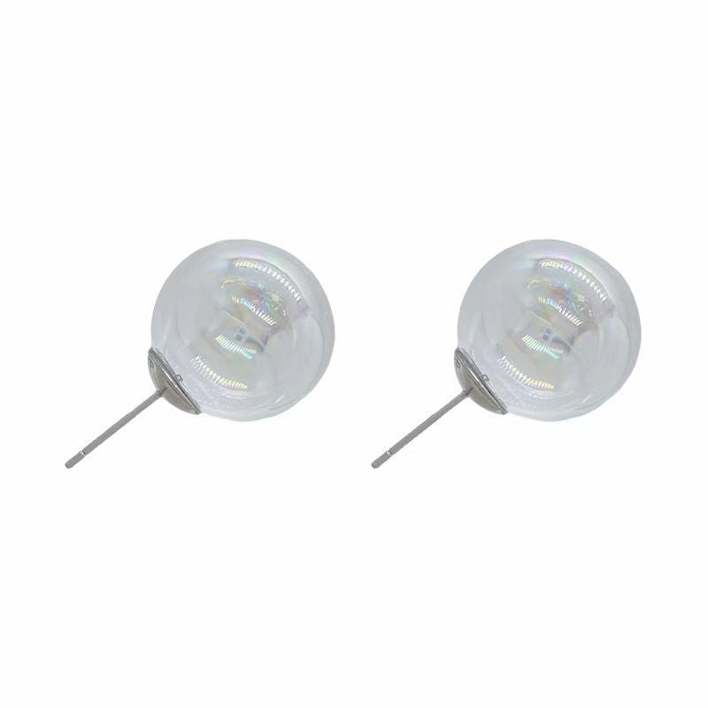Needle Korean Style Dazzling White Mermaid Pearl Special Interest Light Earrings