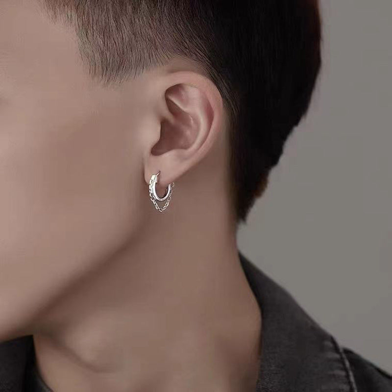 Art Selection Personality Cool Style Chain Popular Clip Hip Ear Buckle