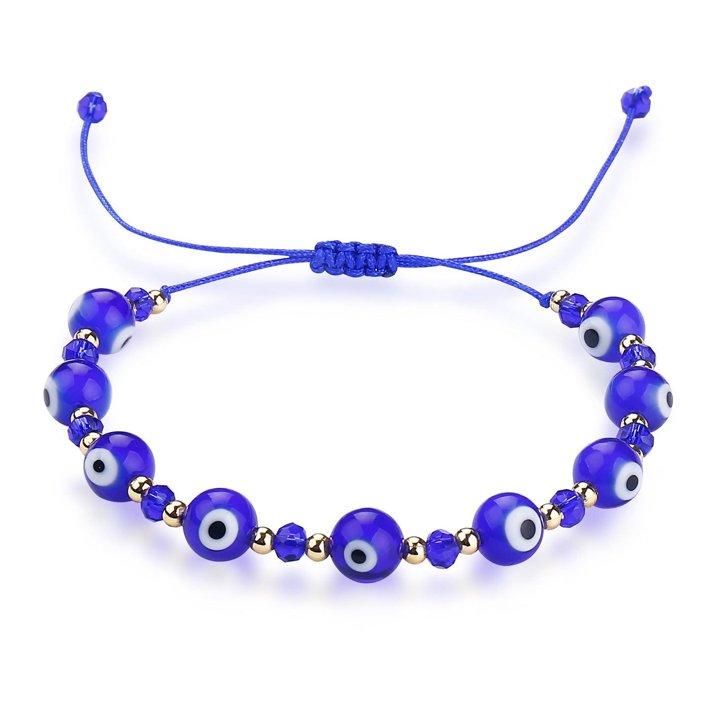 Women's & Men's Haematite Glass Eye Beaded Devil Bracelet