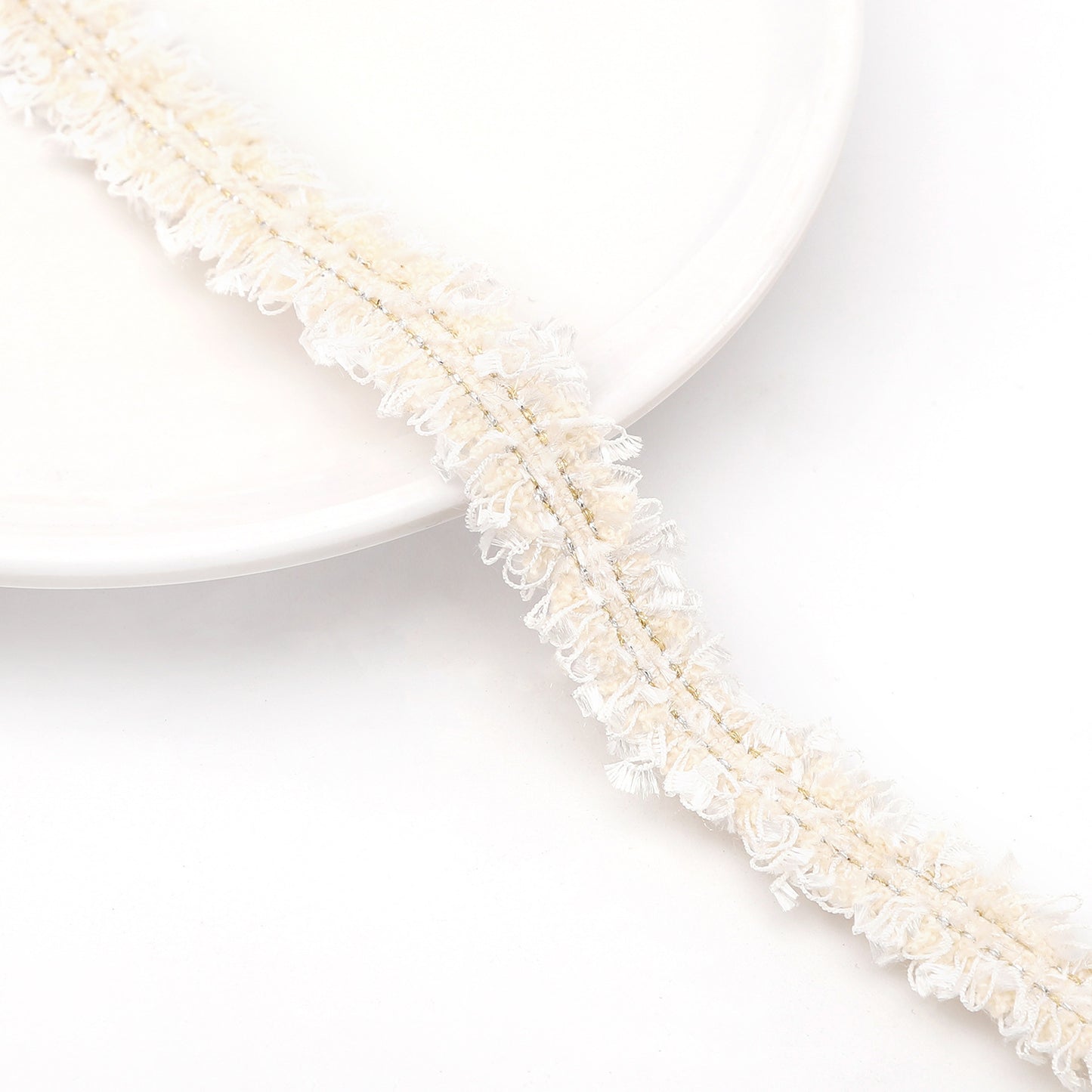 Classic Style Polyester Lace Handmade Suitcase Hat Weaving Rope Jewelry Accessories