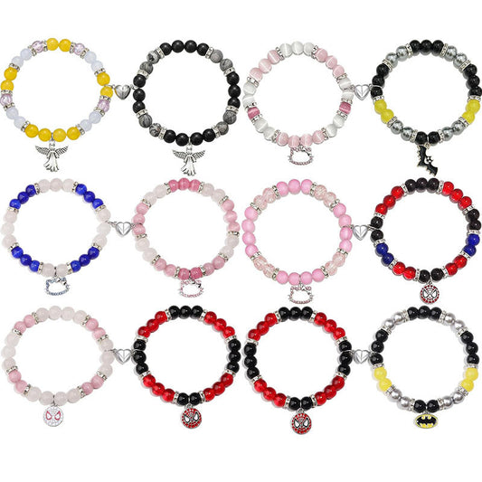 Women's & Men's Friendship Couple Halloween Birthday Gifts For Bracelet