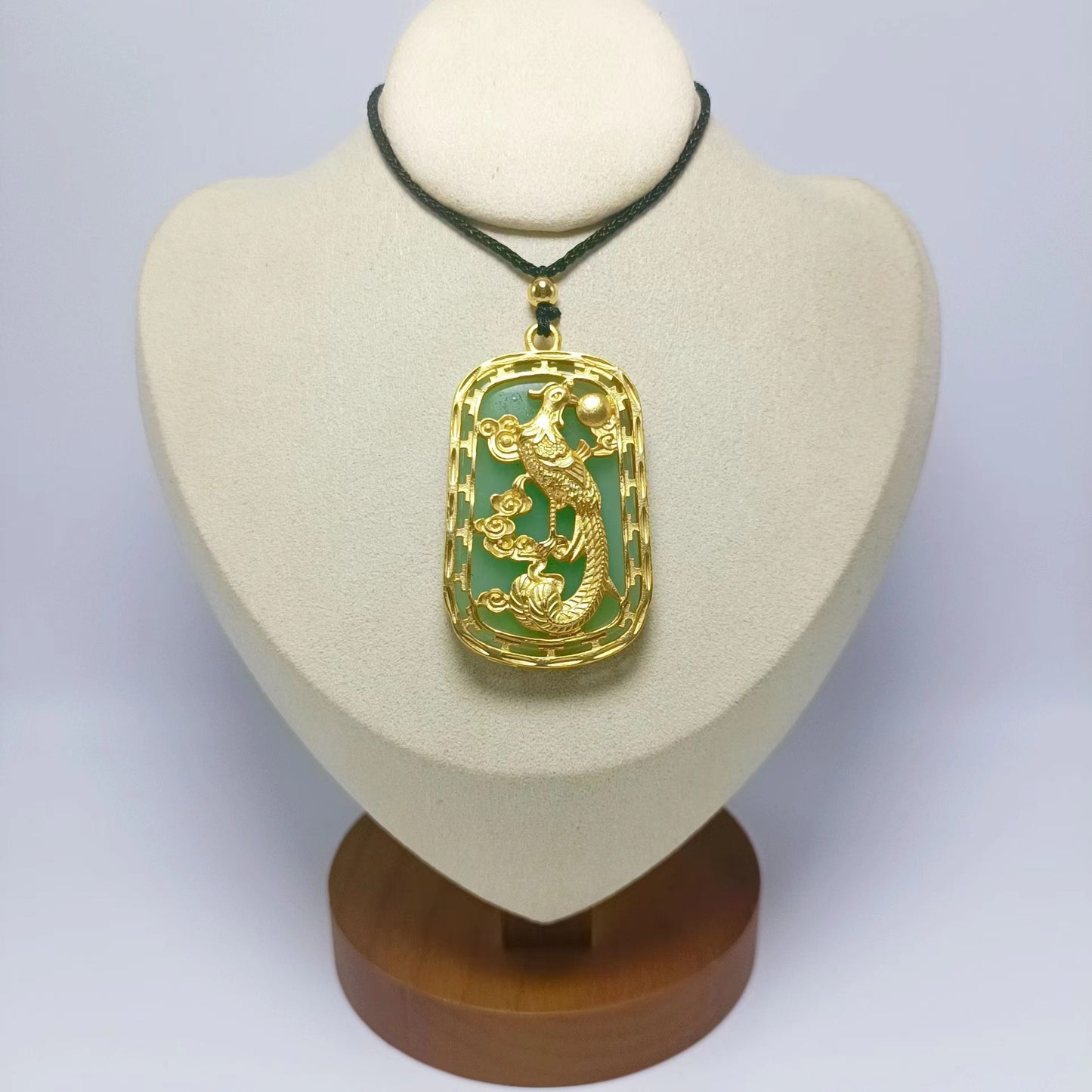 Alloy Dragon Phoenix Avalokitesvara Buddha Gold-plated Pendants