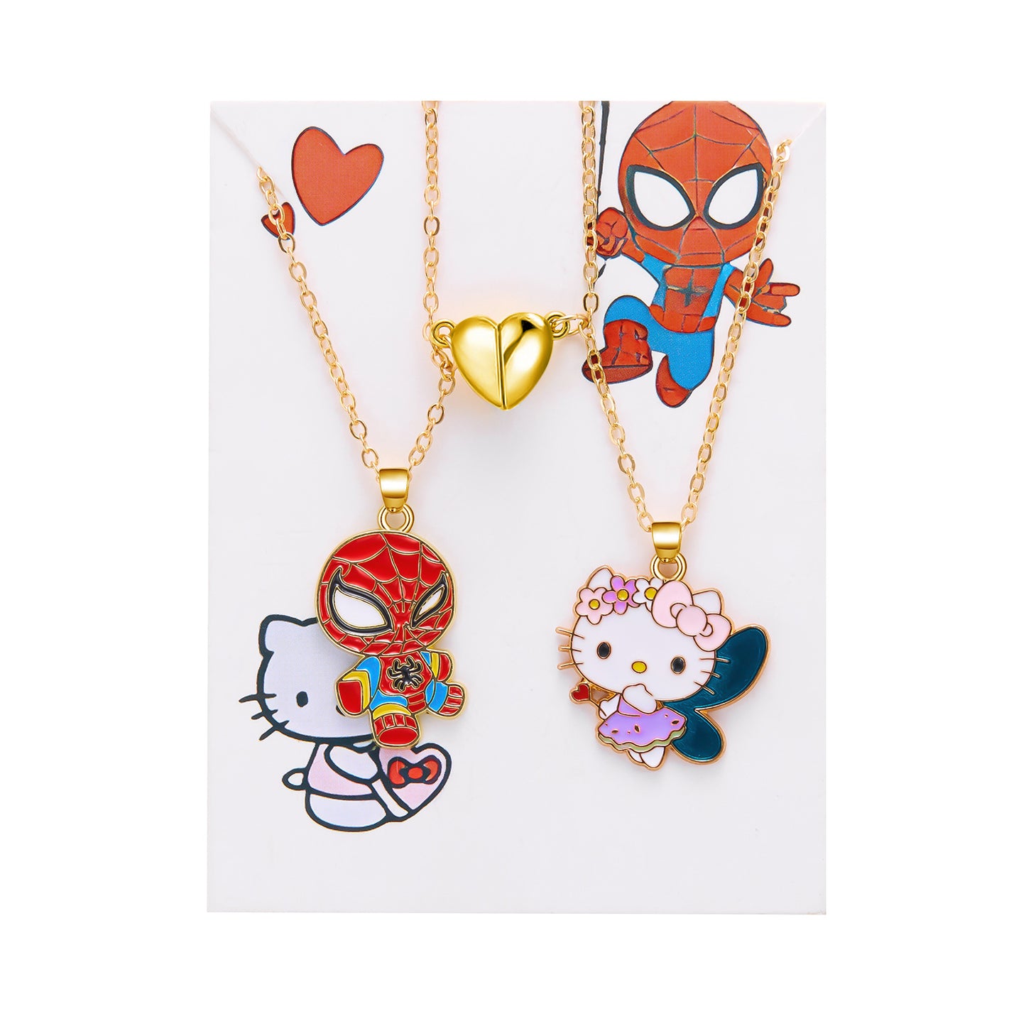 Ornament Fashion Halloween Butterfly Cat Love Necklaces