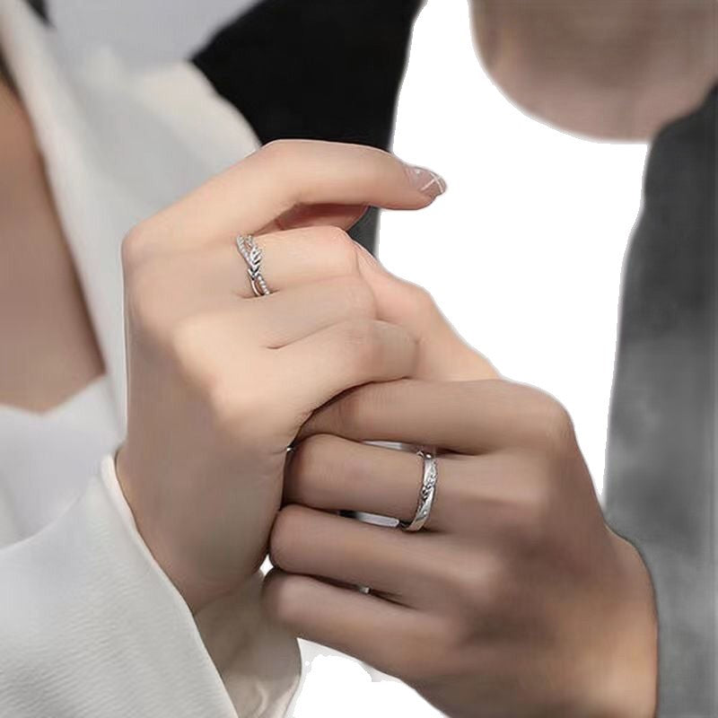 Women's & Men's Couple Light Luxury Valentine's Day Commemorative Gift For Ring