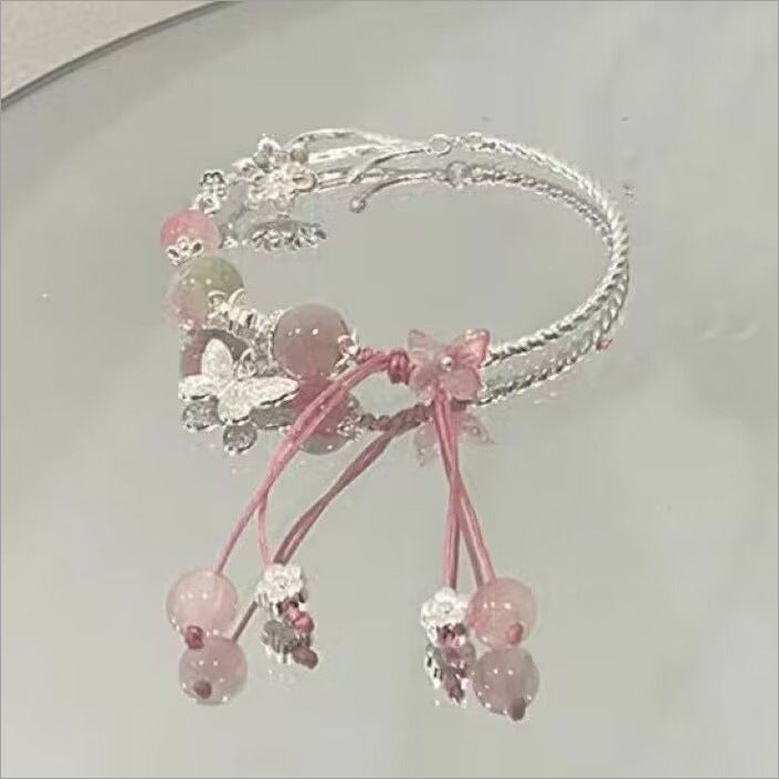 Women's Style Ancient Bamboo Butterfly String For Bead Light Luxury Bracelet