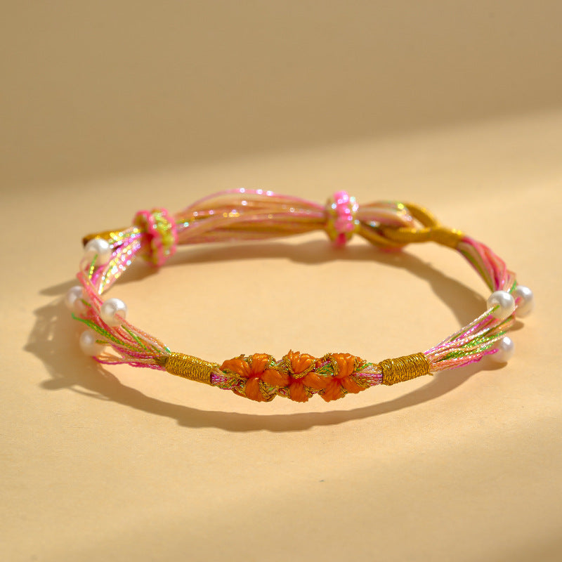 Children's Dragon Boat Festival Colorful Rope Hand-woven Small Bracelets
