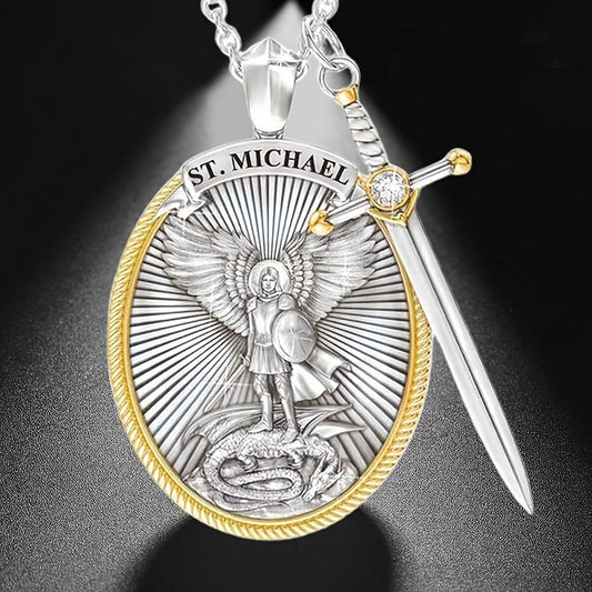 Hip Hop Unisex Knight Cross Sword Pendants