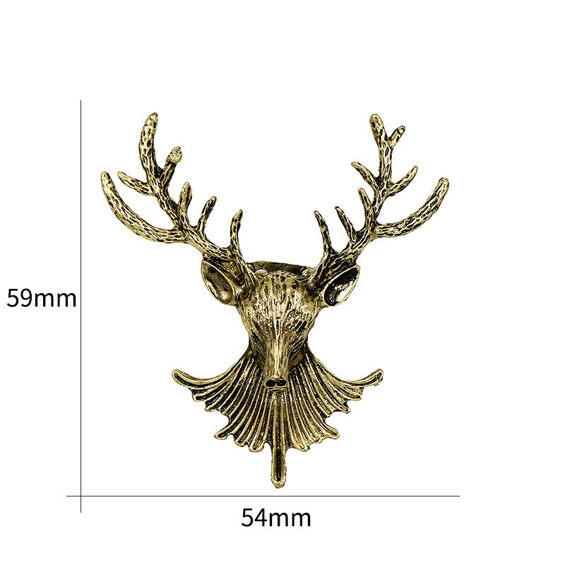 Men's Personalized Retro Animal Brooch Diamond Cartoon Lion Brooches