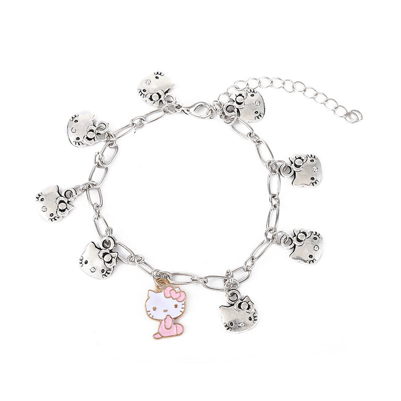 Women's & Men's Cartoon Cat Couple Girlfriends Hot Bracelets