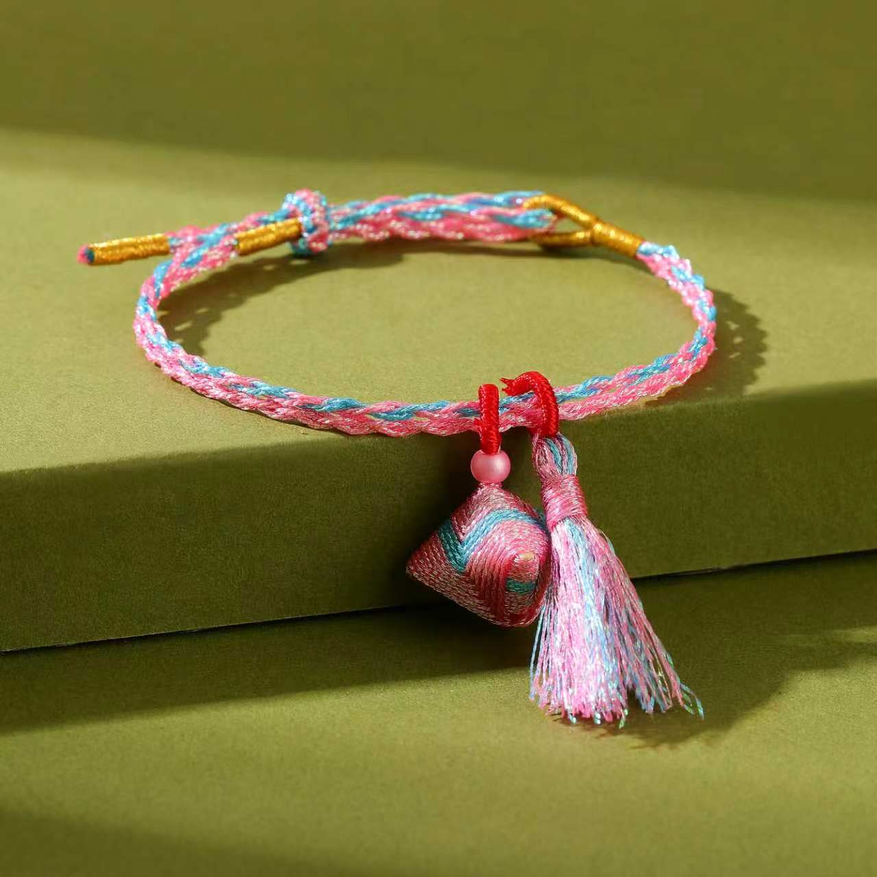 Children's Dragon Boat Festival Colorful Rope Carrying Strap Hand-woven Tiger Sachet Bracelets