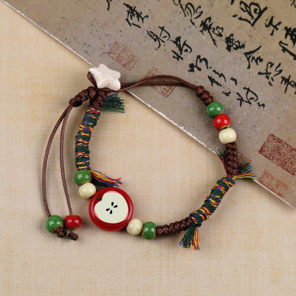 Women's & Men's Chinese Holiday Gift Ceramic Simple Personality Bracelet