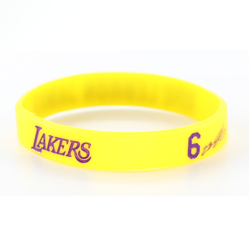Basketball Silicone Rubber James Curry Harden Durant Bracelet