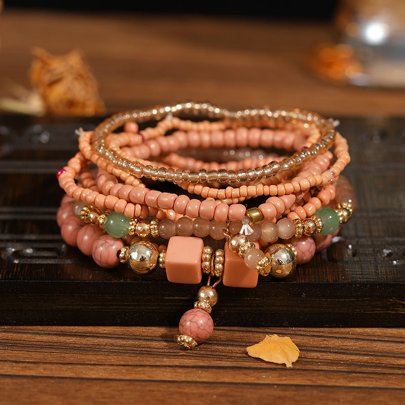 Trendy Unique Bohemian Elastic Bead Creative Bracelets