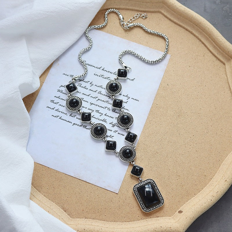 Women's Exaggerated Personalized Elegant Sweater Chain Tibetan Ethnic Necklaces