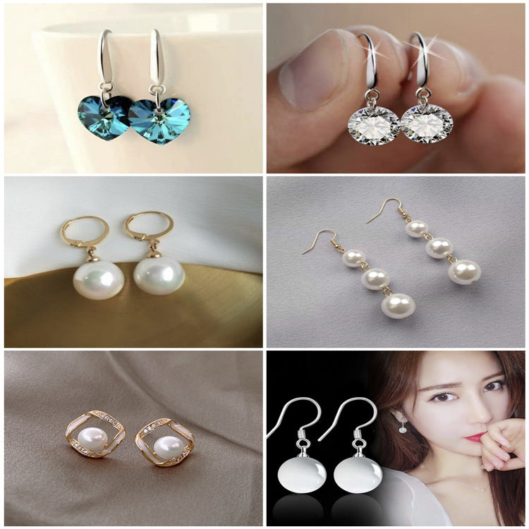 Women's For Trendy Niche Design Elegant Premium Red Earrings