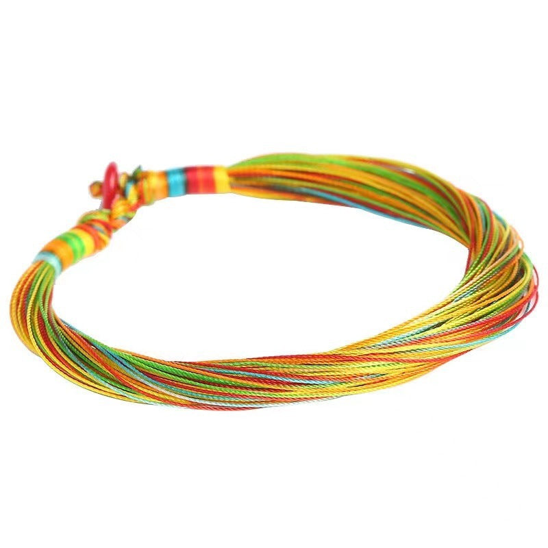 Festival Colorful Carrying Strap Chinese Style Adult Bracelets