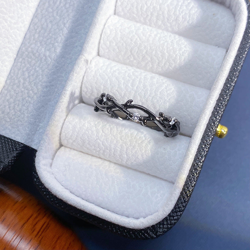 Colorful Zircon Design Light Luxury High-grade Rings
