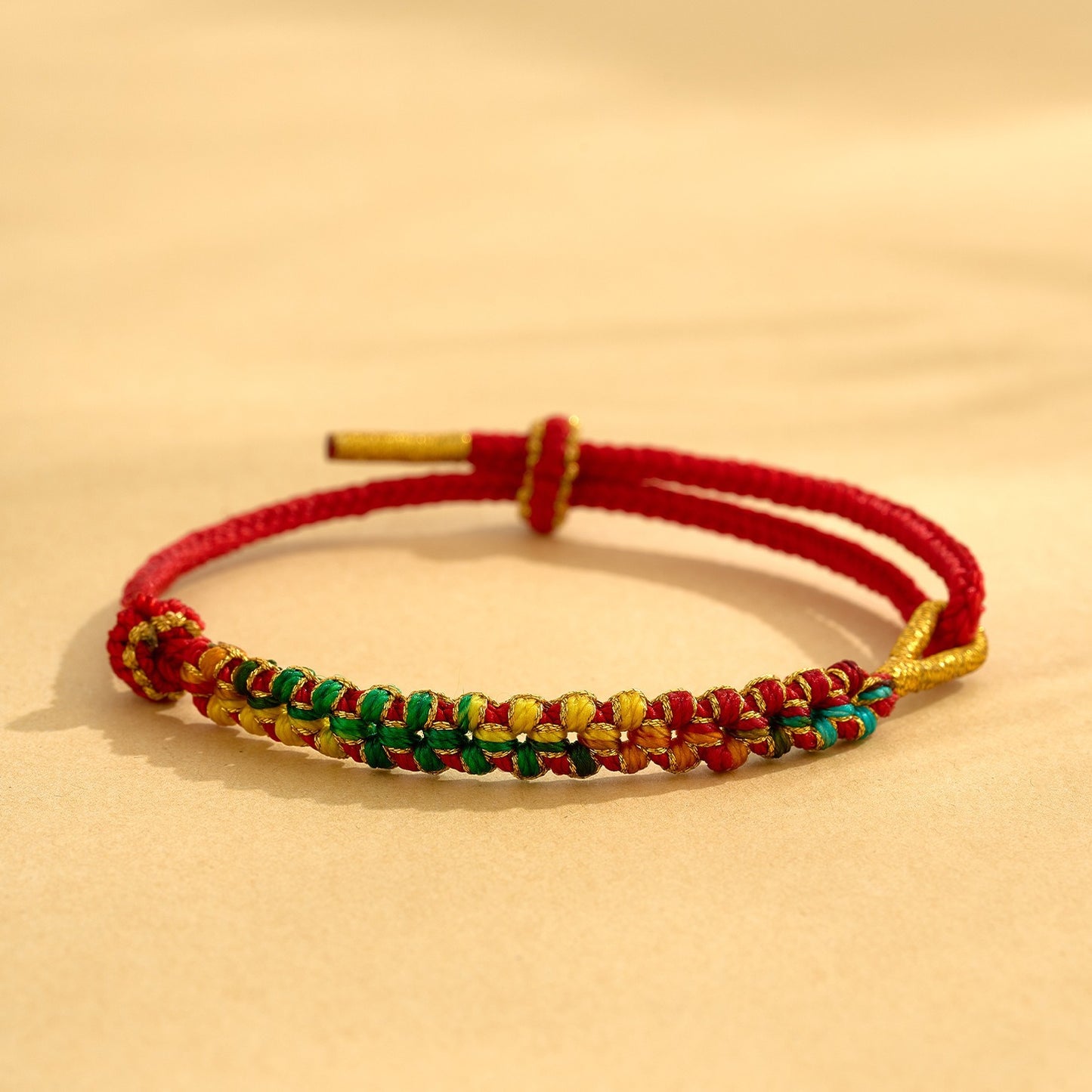 Dragon Boat Festival Colorful Rope Small Red Hand-woven Tiger Head Bracelet