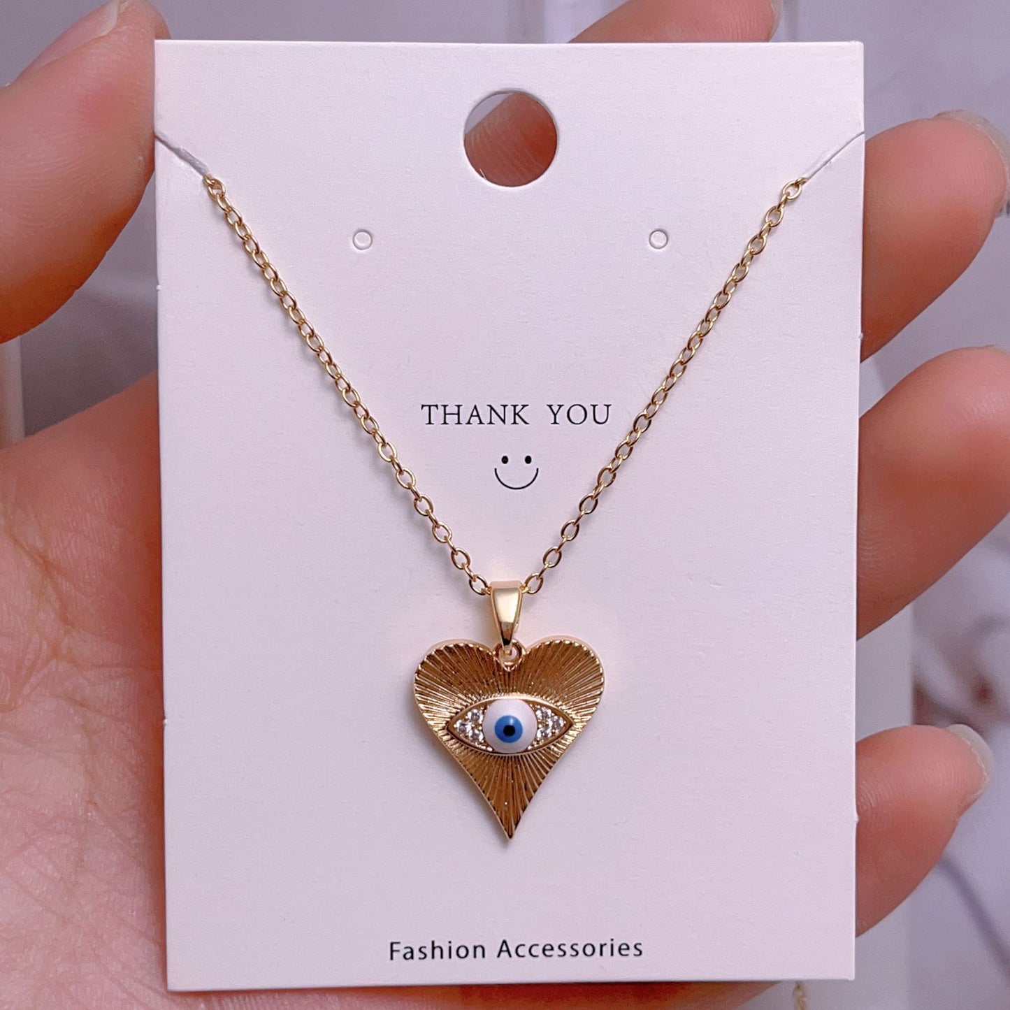 Eye Female Fashion Personality Titanium Steel Clavicle Necklaces