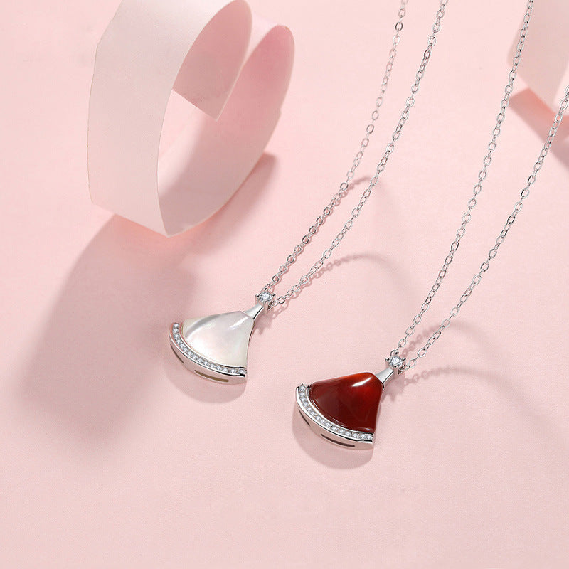 Small Skirt Female Fan Shell Fashion Simple Niche Necklace
