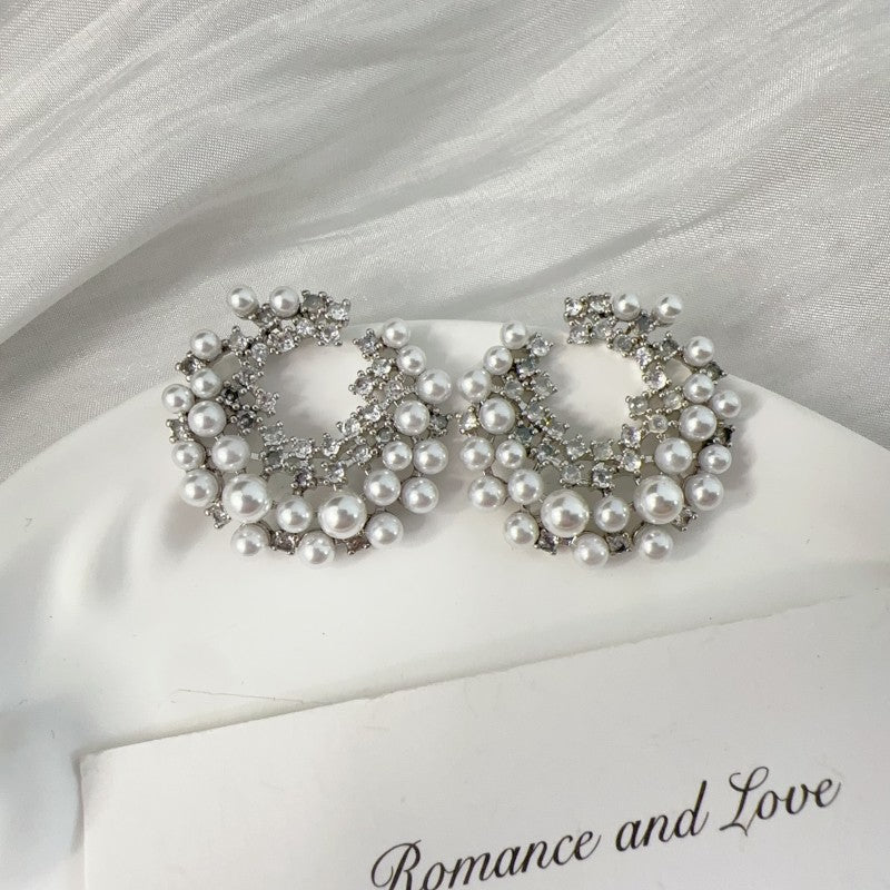 Affordable Luxury Fashion High-grade Pearl Shaped Niche Exquisite Versatile Trendy Rings