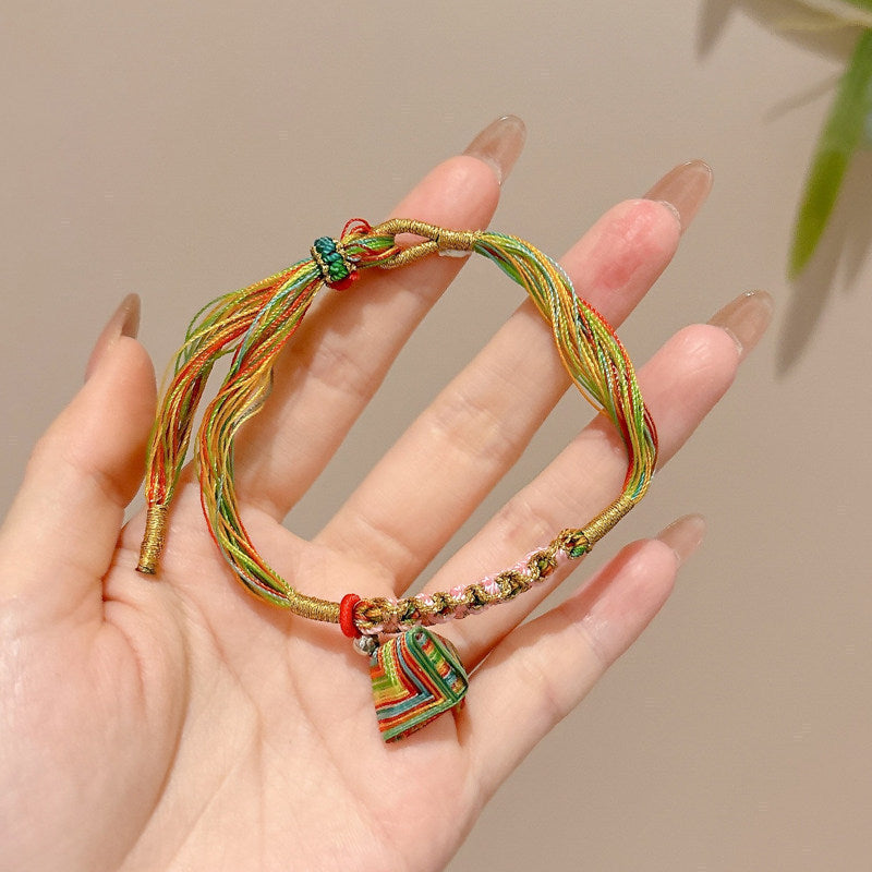 Boat Festival Carrying Strap Colorful Rope Wind Hand-woven Bracelet