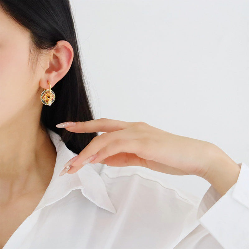 Women's Chinese Style Ethnic Tassel High-grade Temperament Fashion Ancient Rings