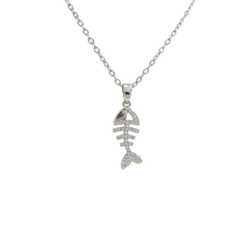 Luxury Copper Micro Female Swan Love Ocean Series Necklace