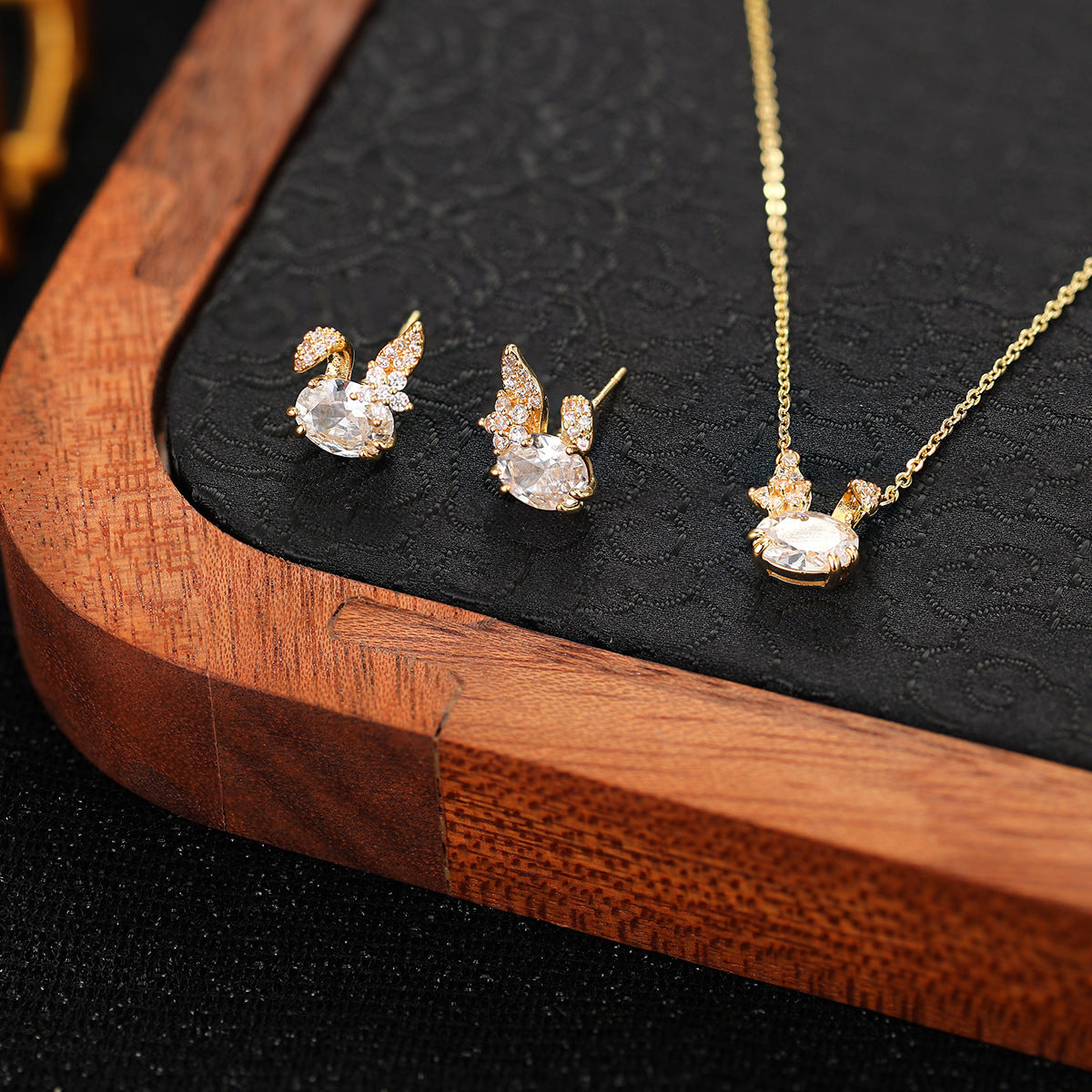 Glamorous Comfortable Two-piece Affordable Luxury Fashion Jewelry Set