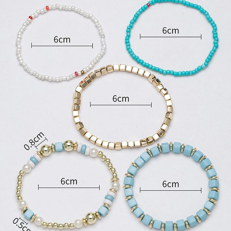 Women's Ethnic Style Bohemian Bead Mixed Color Bracelets