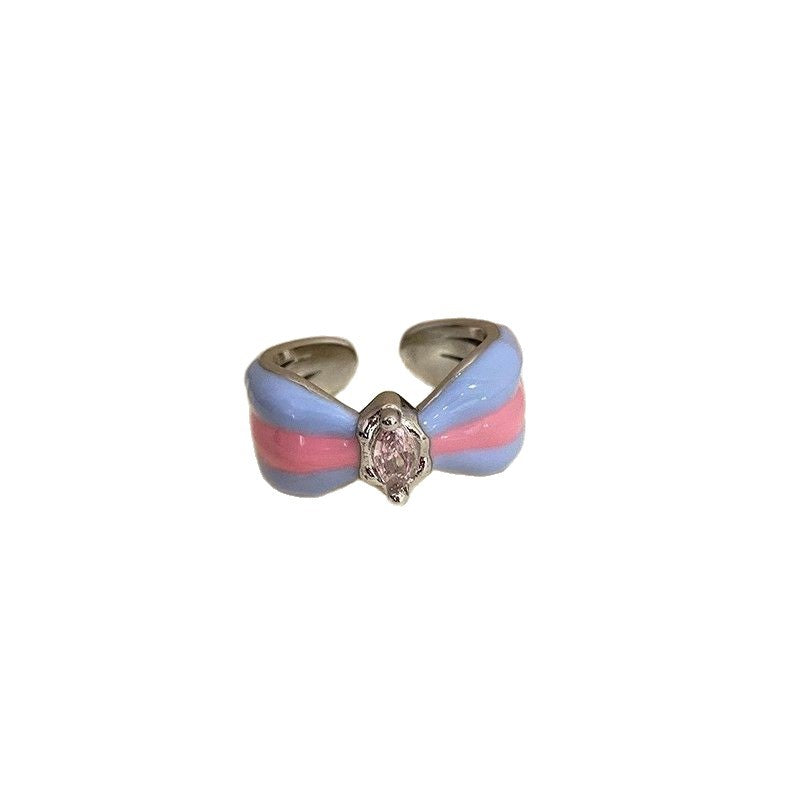 Women's Ancient Retro Fashion Twin Temperament Personality Style Rings