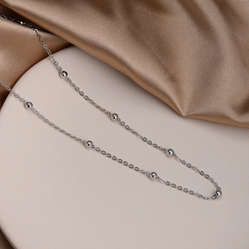 Women's Mori Style Blue Mermaid Tears Fish Cat Clavicle Chain Light Necklace
