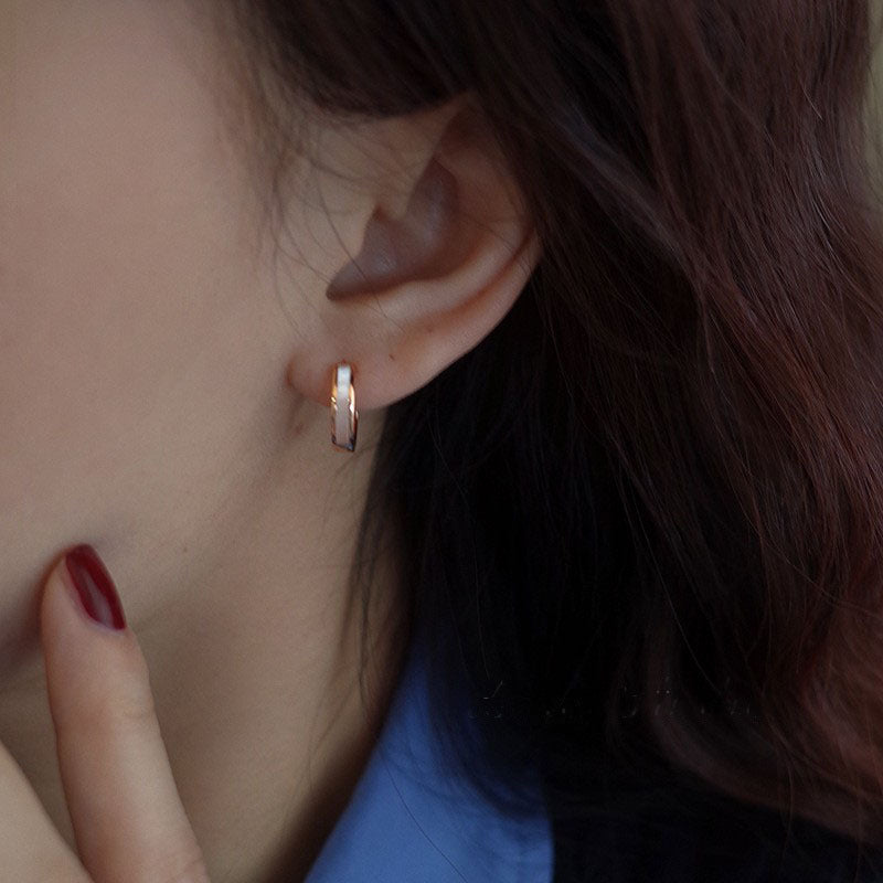 Clip Female Niche High-grade Light Luxury Cold Style Ear Buckle